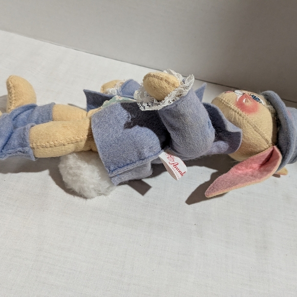Annalee Easter Bunny Rabbit couple Dolls VTG 1988 Mobilitee - Picture 9 of 16